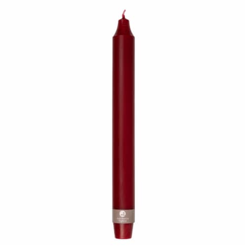 Northern Lights 10" Wide Taper Candles - Crimson Perspective: front