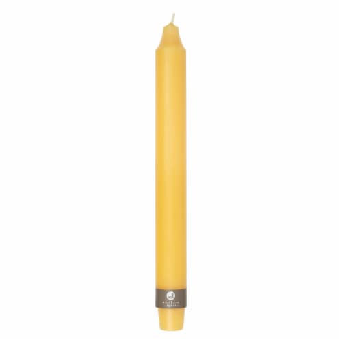 Northern Lights 10" Tapered Candles - Lemon Zest Perspective: front