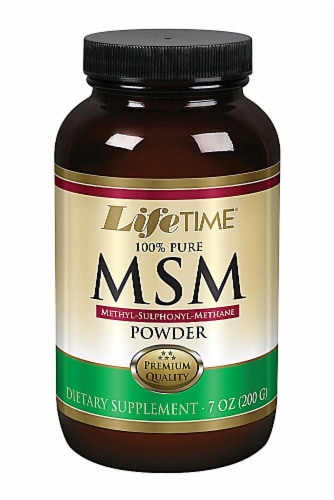 Lifetime  100% Pure MSM Powder Perspective: front
