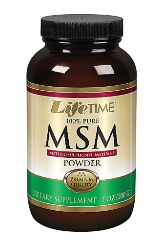 Lifetime  100% Pure MSM Powder Perspective: front
