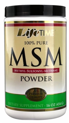 Lifetime  100% Pure MSM Powder Perspective: front