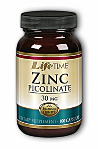 Lifetime  Zinc Picolinate Perspective: front