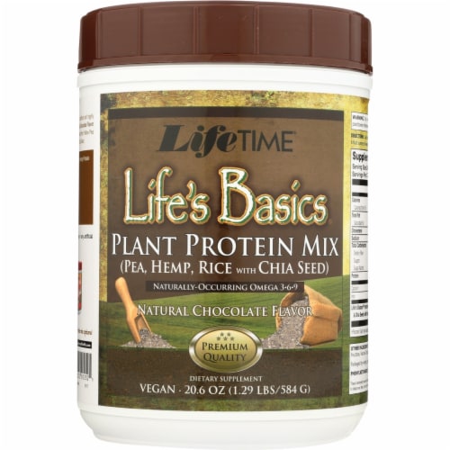 svær at tilfredsstille Forstyrre udsultet Lifetime's Life Basics Chocolate Plant Protein Mix, 20.9 oz - Ralphs