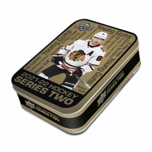 2021/22 Upper Deck Series 2 Hockey Tins Perspective: front