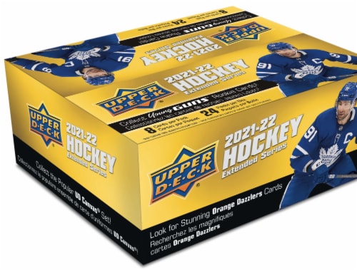 2021/22 Upper Deck Extended Series Hockey Retail Foil Box (Sports Trading Cards) Perspective: front