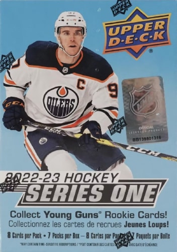Upper Deck Series 1 2022/23 Edition Hockey Blaster Box Perspective: front