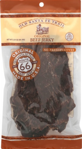 Old Santa Fe Trail Original Beef Jerky Perspective: front