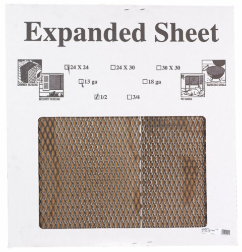 Boltmaster 24 in. 12 in. Uncoated Steel Weldable Expanded Steel Boltmaster 24 in. 12 in. Uncoated Steel Weldable Expanded Steel