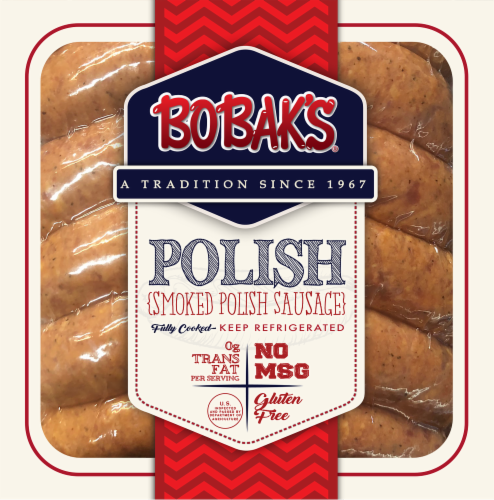 Bobak's® Smoked Polish Sausage Perspective: front