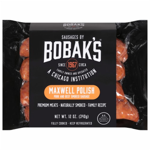 Bobak's® Maxwell Polish Smoked Sausage Perspective: front