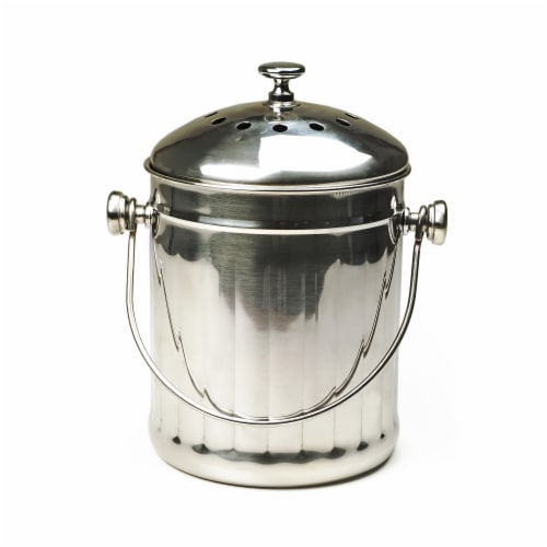 RSVP Compost Pail - Small - 1/2 Gallon Perspective: front