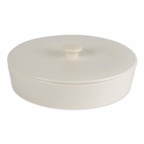 RSVP Microwave Oven Safe Stoneware Tortilla Warmer for up to 24 Tortillas, White, 1 Piece