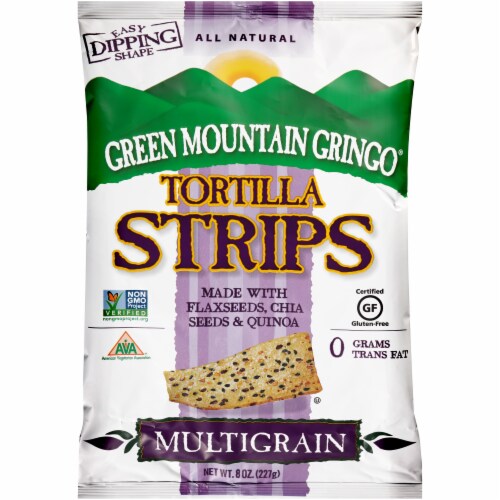 Green Mountain Gringo Multigrain Tortilla Strips Perspective: front