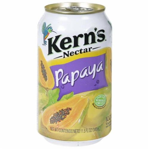 Kern's Papaya Drink Perspective: front