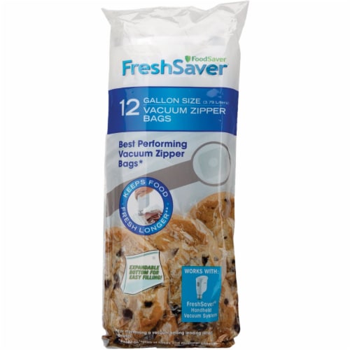 FoodSaver® FreshSaver Vacuum Zipper Gallon Bags, 1 - Kroger