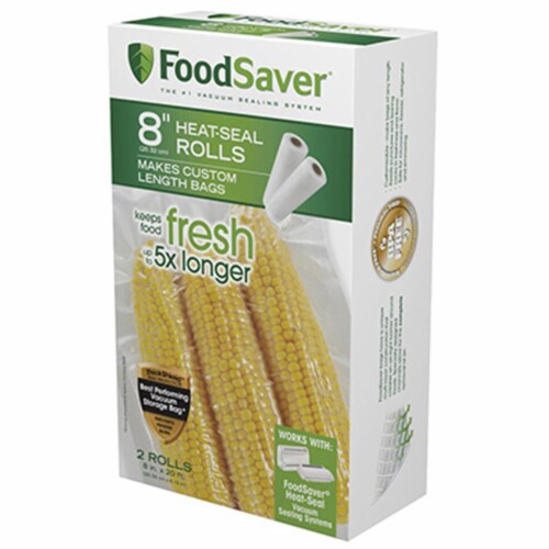 FoodSaver® Heat Seal 8-Inch Roll 2 Pack, 20 Feet - Kroger