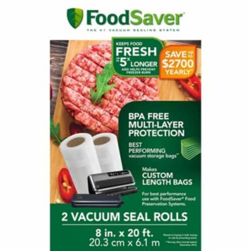 Kitcheniva Vacuum Sealer Bags Food Saver 11 x59 4 Rolls, 4 Rolls, 11x  59 - Fry's Food Stores