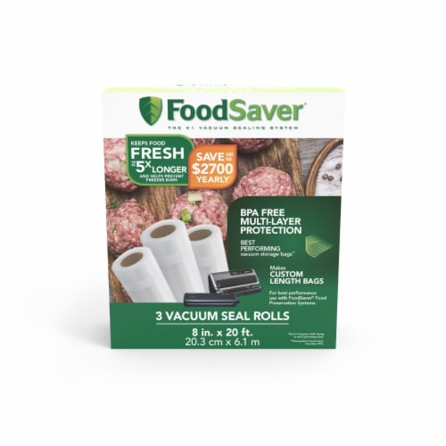 FoodSaver® Heat-Seal Rolls Perspective: front