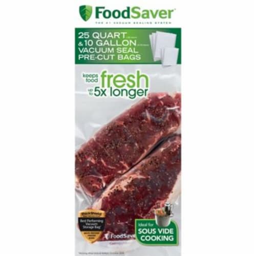 FoodSaver® FreshSaver Vacuum Zipper Gallon Bags, 1 - Kroger