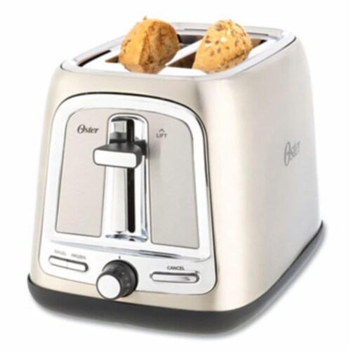 Oster® 2-Slice Toaster - Stainless Steal Perspective: front