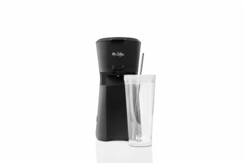 Mr. Coffee Single Serve Frappe and Iced Coffee Maker with Blender, Black