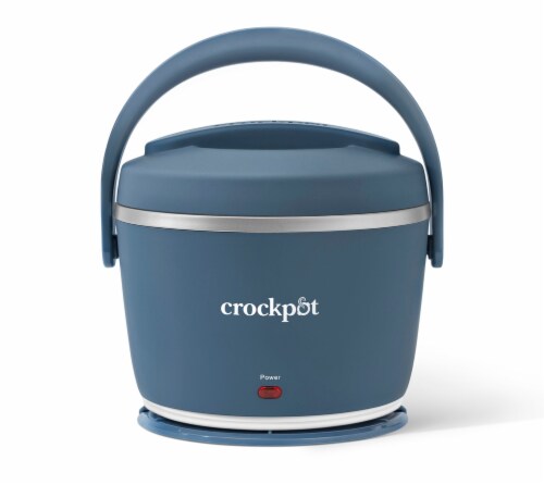 Crock-Pot On-The-Go Personal Lunch Food Warmer - Blue Perspective: front