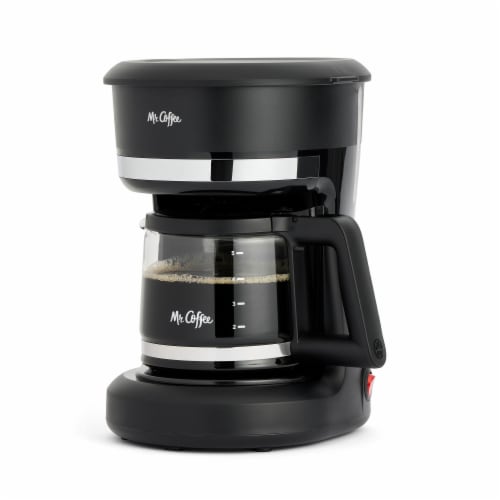 Mr. Coffee 5-Cup Coffee Maker - Black Perspective: front