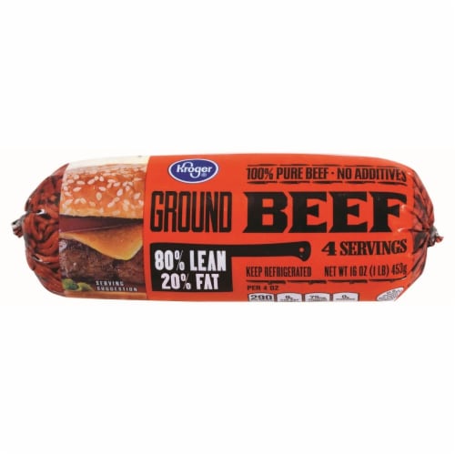 Ground Beef 80/20 Perspective: front