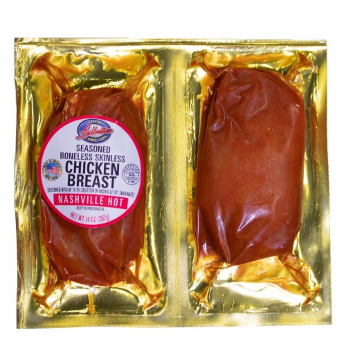 Ledbetter Fresh Chicken Seasoned Breast Perspective: front