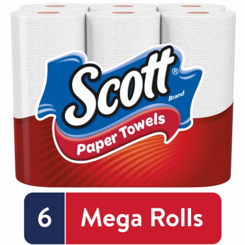 2 Pack) Scott Paper Towels Choose-A-Sheet, 6 Double,12 Regular