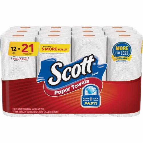 Scott Paper Towels Choose-A-Sheet – Big Rolls