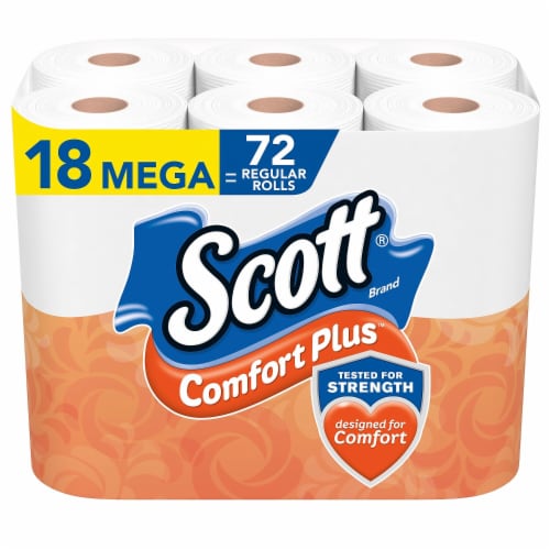 Scott ComfortPlus Mega Roll Toilet Paper, 18 rolls - Foods Co.