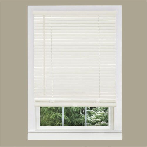 Cordless GII Morningstar 1" Mini Blind 39x64 - Alabaster Perspective: front