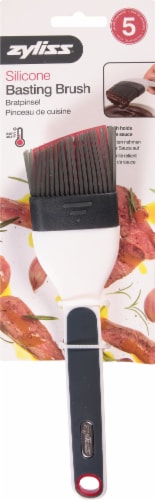 Zyliss Silicone Basting Brush - White/Black Perspective: front