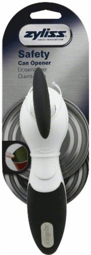 Zyliss Safety Can Opener - White/Black, 1 Count - Kroger