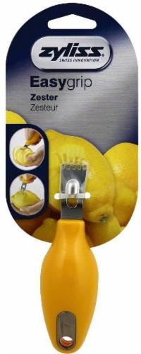 Zyliss Easy Grip Zester - Yellow Perspective: front