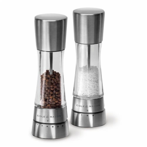 Cole & Mason Derwent Salt & Pepper Mills Gift Set Perspective: front