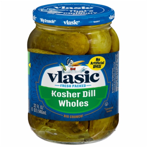 Vlasic® Kosher Dill Whole Pickles Perspective: front