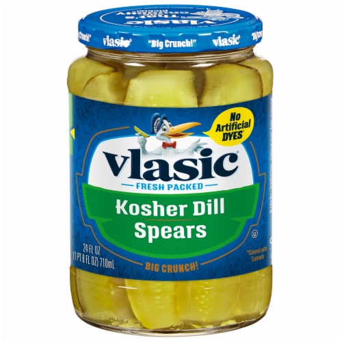 Vlasic® Kosher Dill Pickle Spears Perspective: front