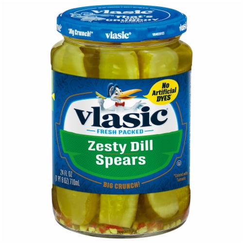 Vlasic® Zesty Dill Pickle Spears Perspective: front