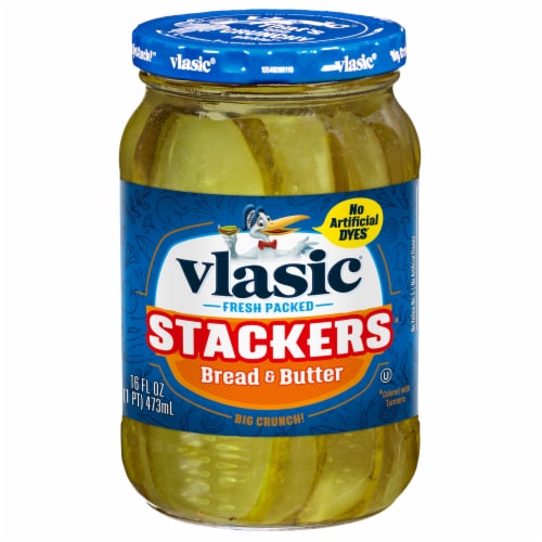 Vlasic Bread Butter Pickle Stackers 16 Fl Oz Kroger