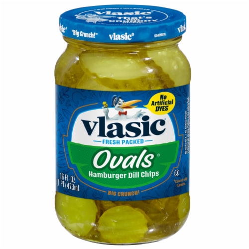 Vlasic® Ovals Hamburger Dill Pickle Chips