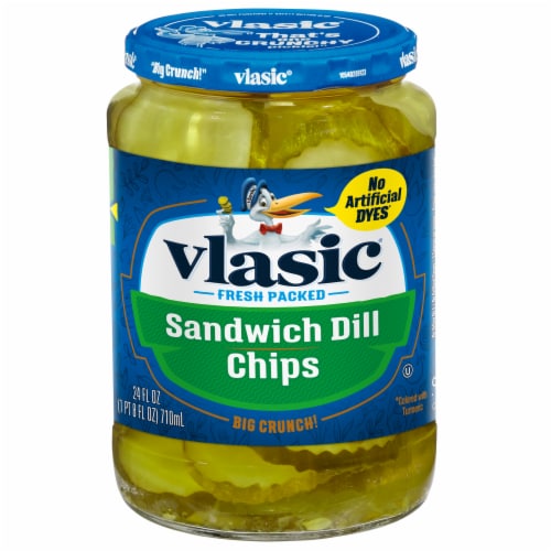 Vlasic® Hamburger Classic Dill Stackers Perspective: front