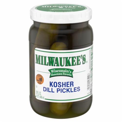 Milwaukee's Whole Kosher Dill Pickles Perspective: front
