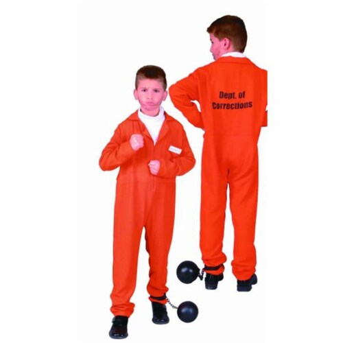 RG Costumes 90108-S Escaped Convict Costume - Size Child-Small Perspective: front