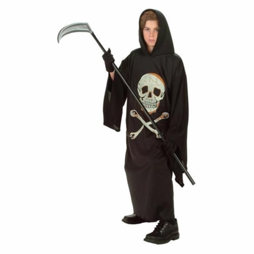 RG Costumes 90129-S Warlock Glow In The Dark Print Costume - Size Child-Small Perspective: front