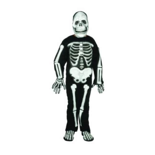 RG Costumes 90001-M Skeleton Costume - Size Child Medium 8-10 Perspective: front
