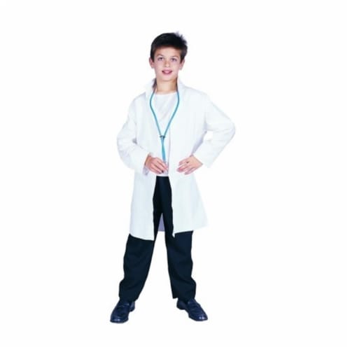 RG Costumes 90030-M Lab Coat Costume - Size Child Medium 8-10 Perspective: front