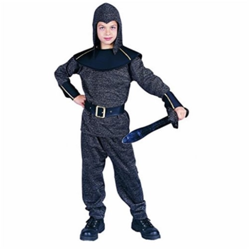 RG Costumes 90149-M King Arthur Child Medium - Silver Perspective: front