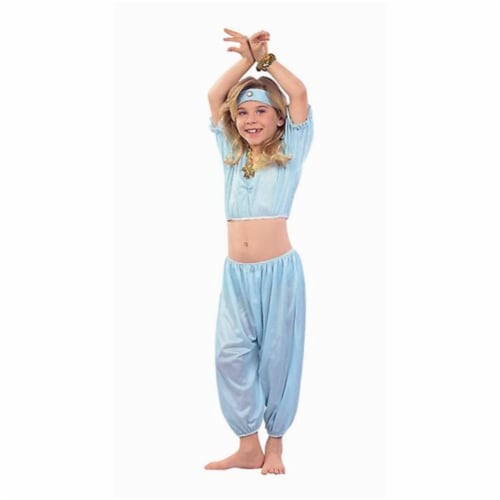 RG Costumes 91088-S Harem Girl Costume - Teal - Size Child-Small Perspective: front